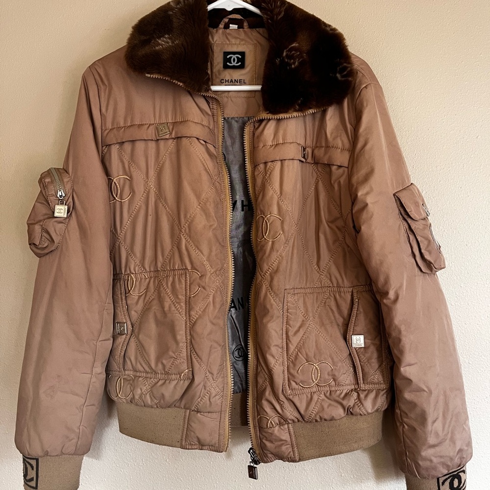 Chanel vintage bomber jacket